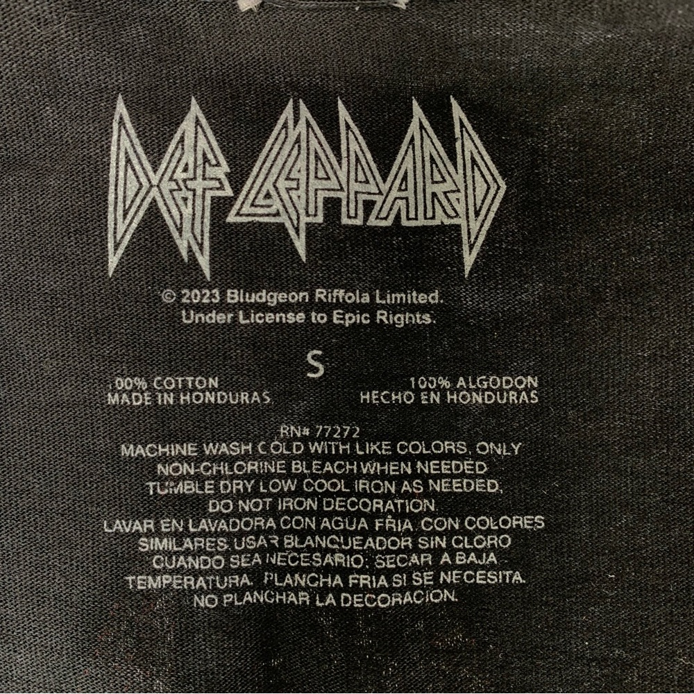 Def Leppard Hysteria Tour 87' graphic t-shirt - Picture 3 of 8